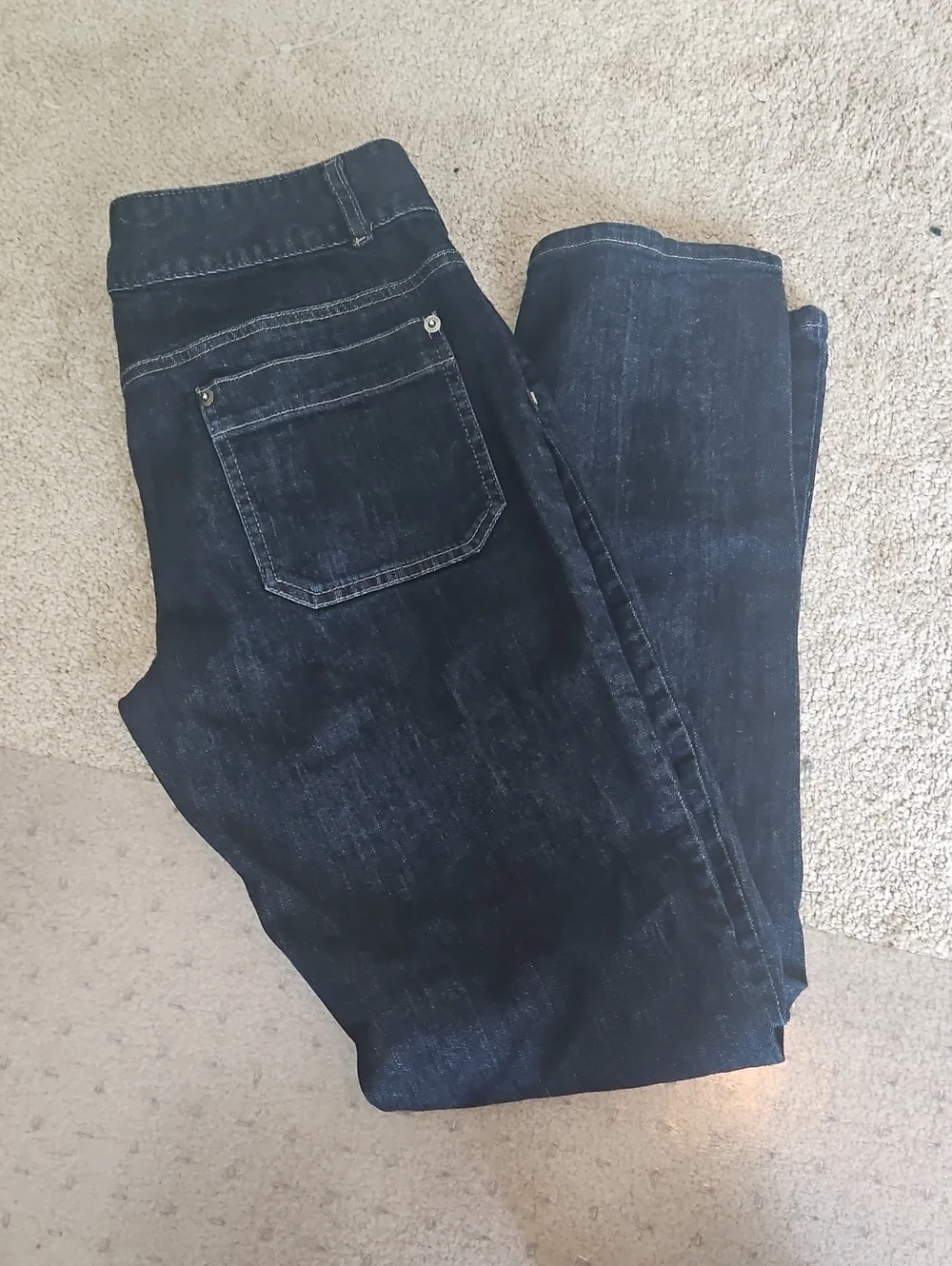 womens sz 8 michael kors jeans buckle front pockets 33 in inseam excellent